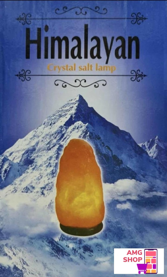 Himalajska Kristalna Slana Lampa -