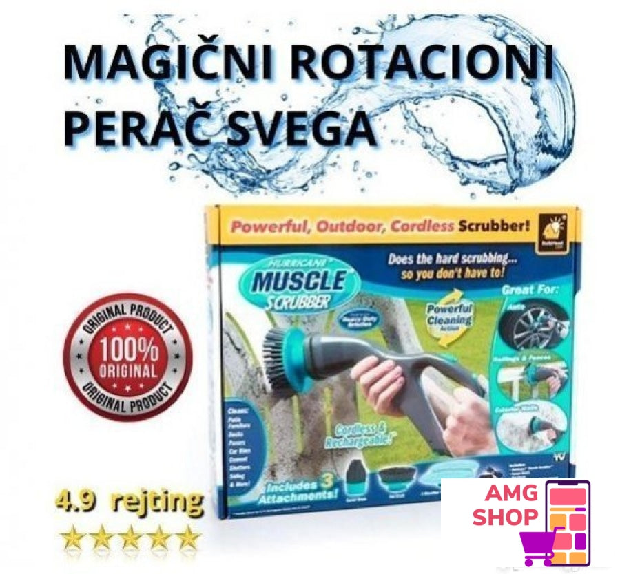 Hurricane Muscle Scrubber/ Super Rotirajua Etka/ -