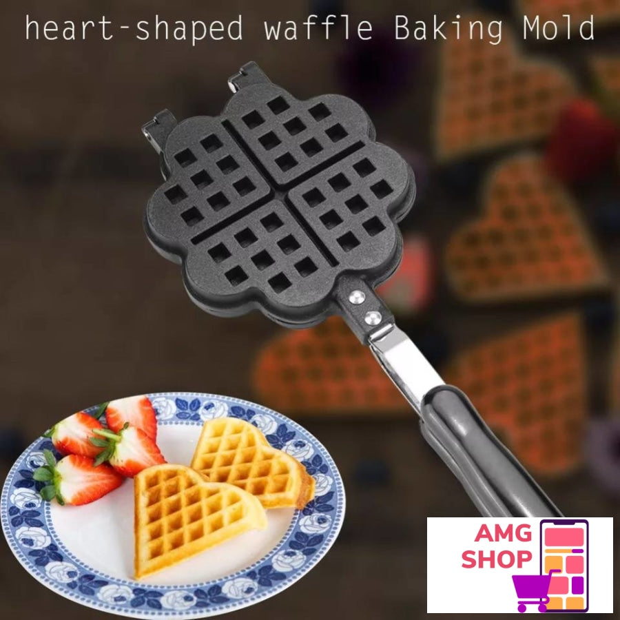 Kalup Za Bakin Kola/Waffle/Srce -