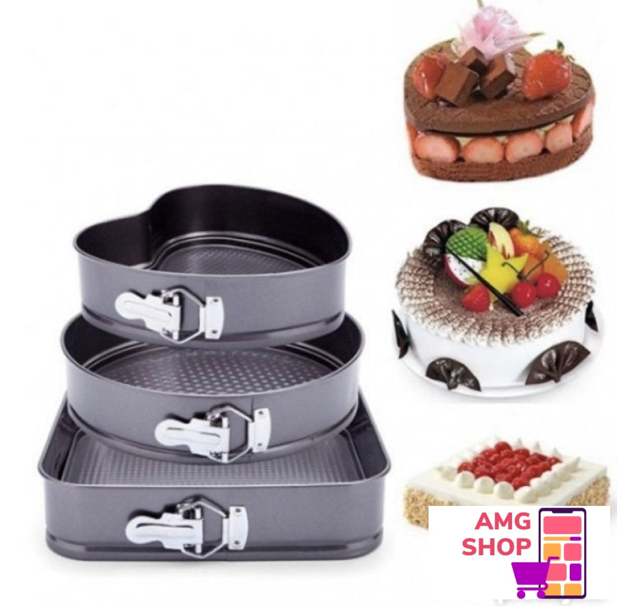 Kalupi Za Torte Set Od 3Kom -