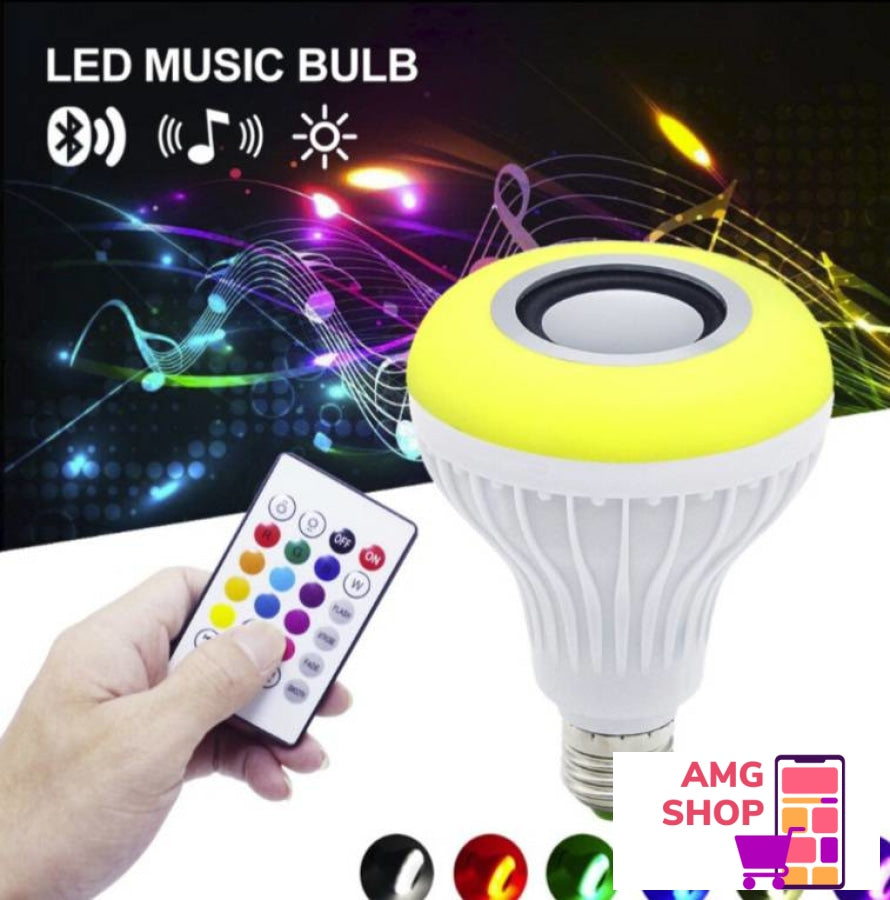 Led Bluetooth Muzika Sijalica- Zvucnik Sa Daljinskim -