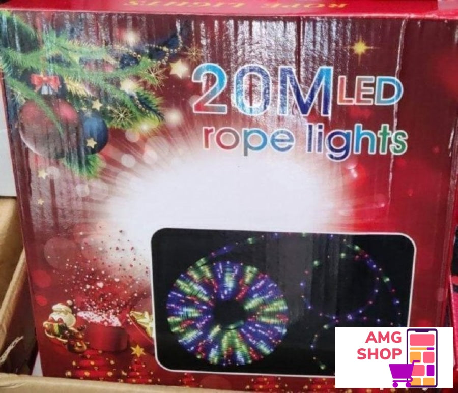 Led Crevo 20M Godisnje Lampice 20 M Rgb -