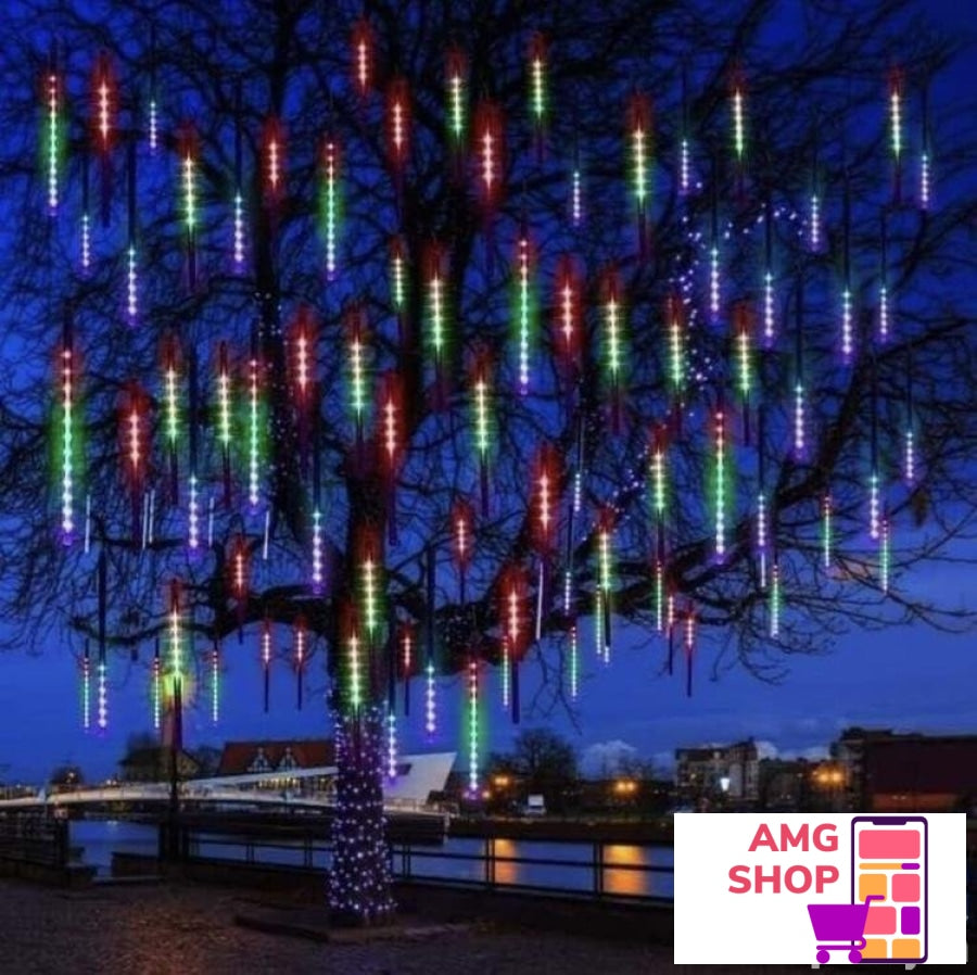 Led Meteorska Kisa Rgb Sarene 8 Stapova -