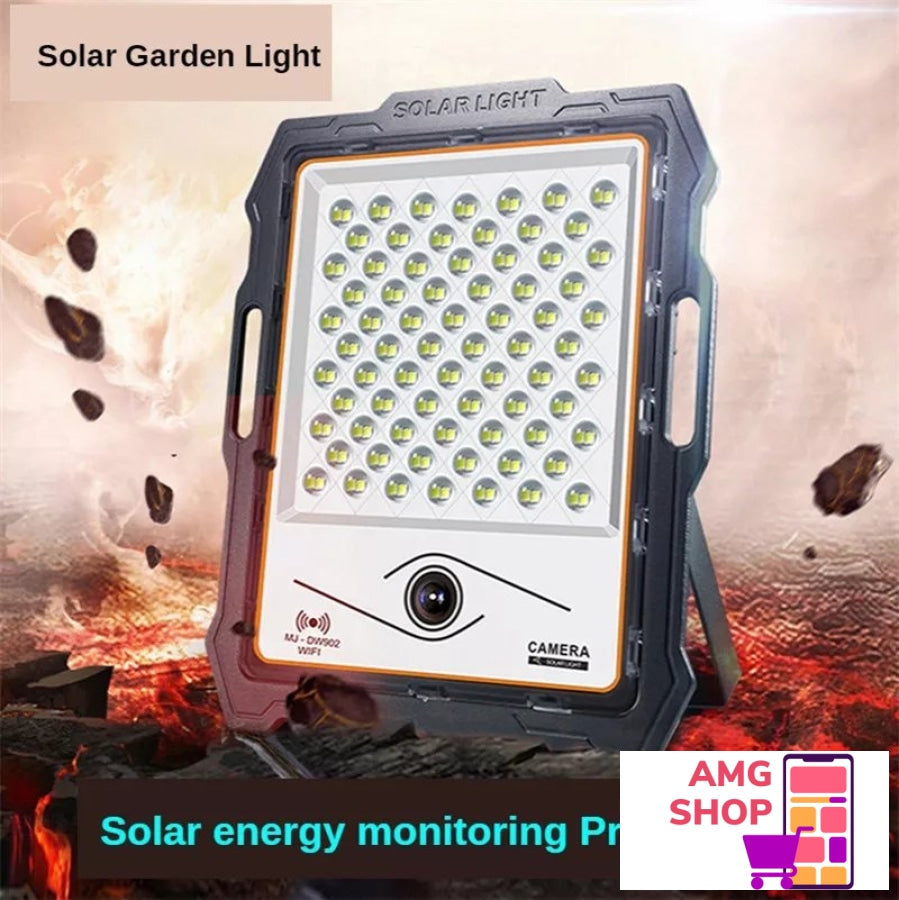 Led Solarni Reflektor 100W + Ip Kamera 1080P- -