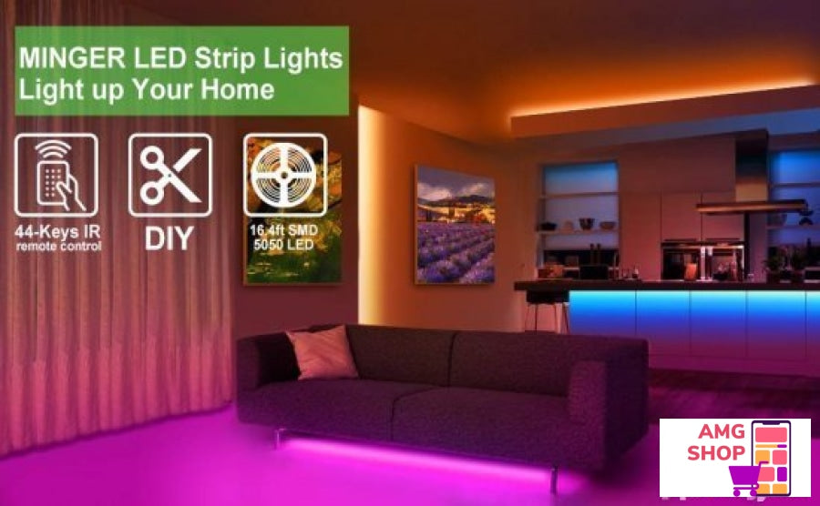 Led Traka Sa Kontrolom Preko Mobilnog-Led-Led-Led -