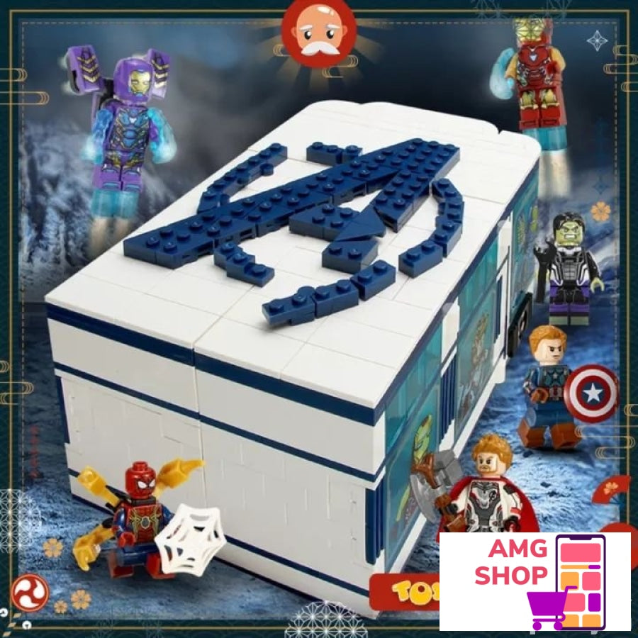 Lego Avengers 906 Delova Tajna Baza -