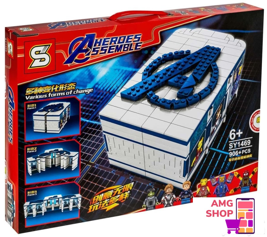 Lego Avengers 906 Delova Tajna Baza -