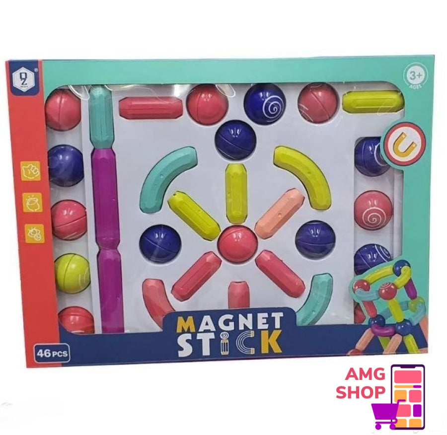 Magneti Za Decu-Set Magneta-Loptice I Stapici Magneti -