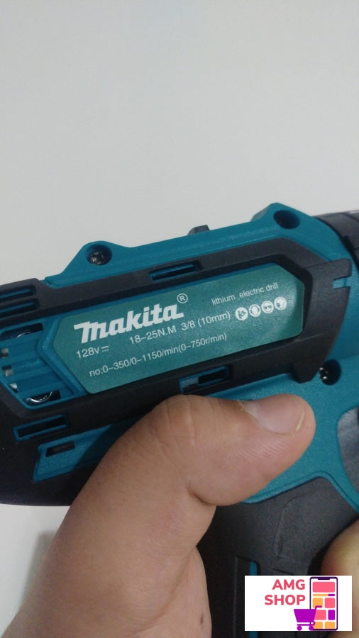 Makita Aku Srafilica-Busilica-Cekic 128V + Pribor+ 2 Baterie -