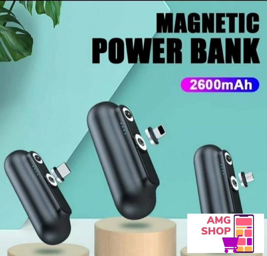 Mali Magnetni Eksterni Punja - Power Bank Baterija