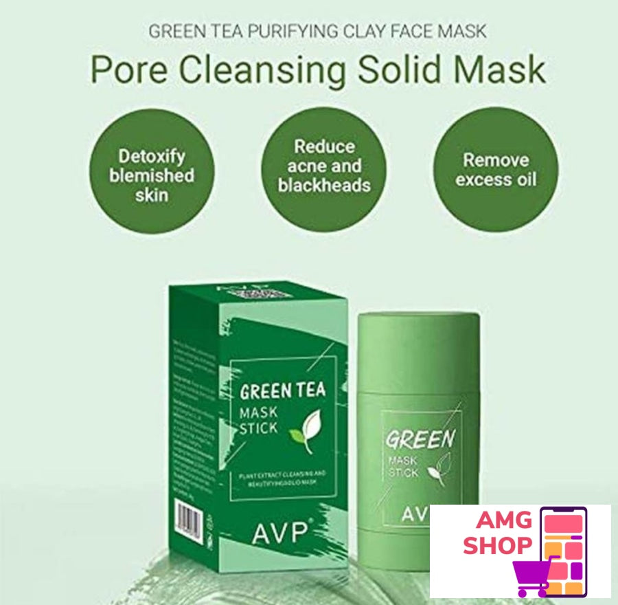 Maska Za Negu I Ciscenje Lica Od Zelenog Caja Maska -
