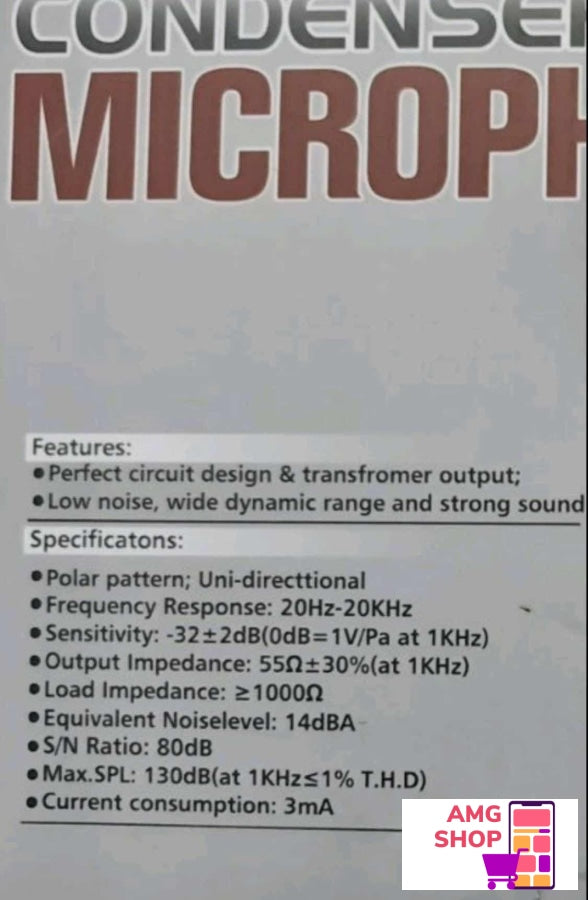 Mikrofon Studijski - Bm 700 Kondenser Microphone