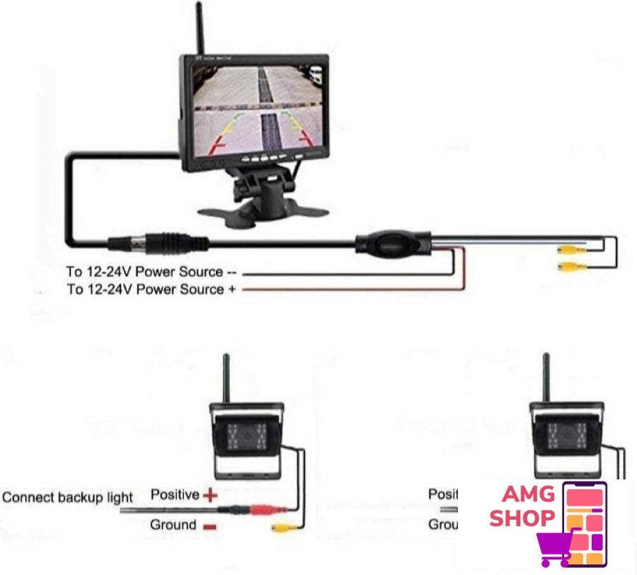 Monitor 7+ Wifi 2 Bezicne Kamere Za Kamione -