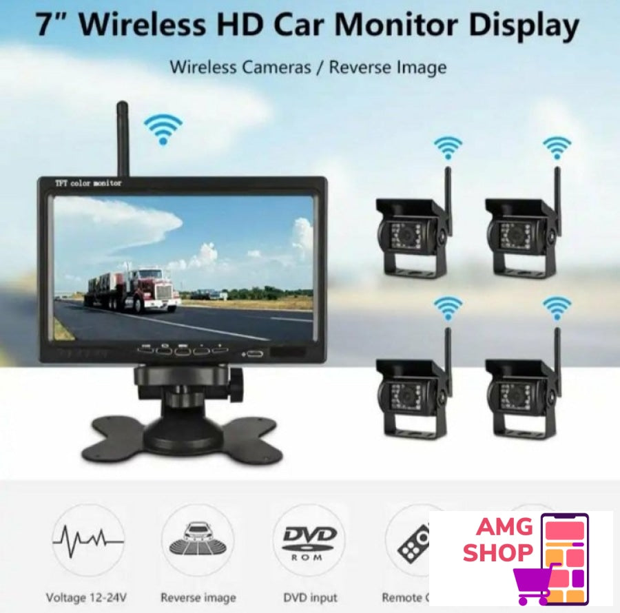 Monitor 7+ Wifi 4 Bezicne Kamere Za Kamione -