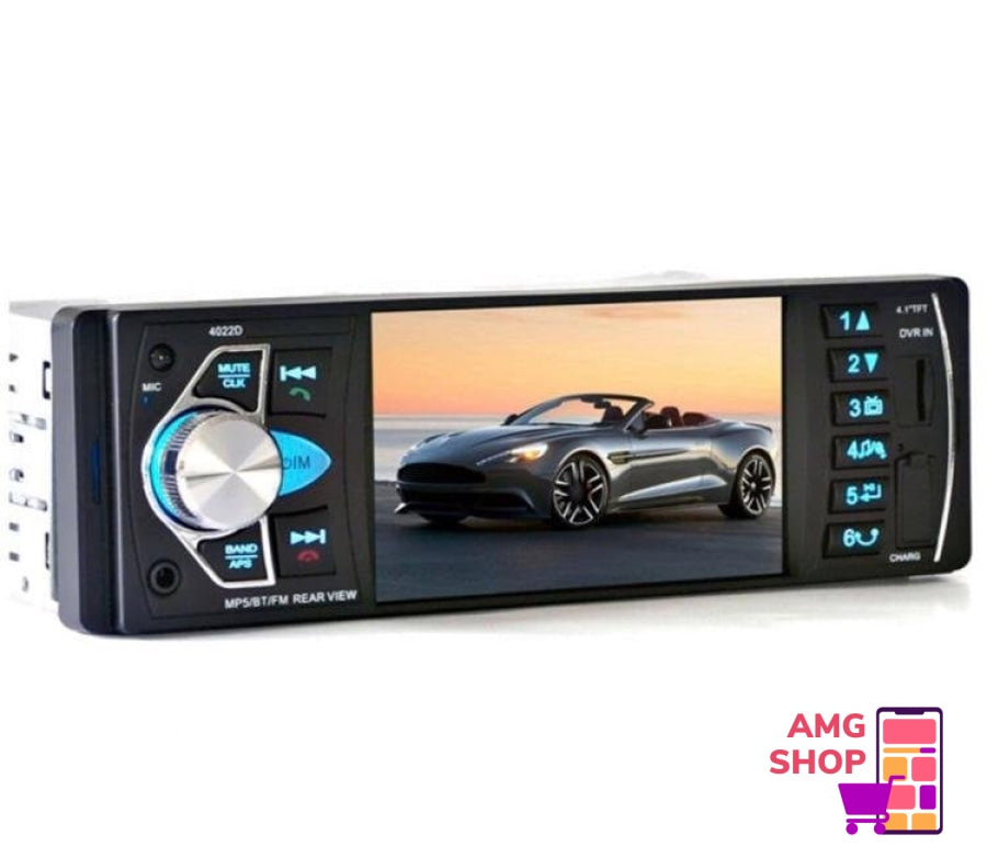 Multimedia Mp5 1Din Auto Radio Mp3 Usb Bluetooth 4.1Inc -