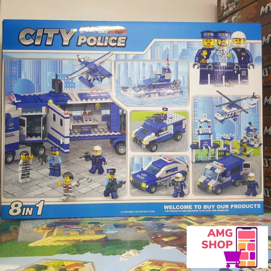 Ogroman Policijski Set 8In1 -