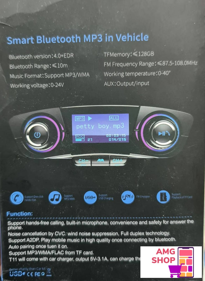 Pametni Mp3 Blutut Transmiter Za Auto -