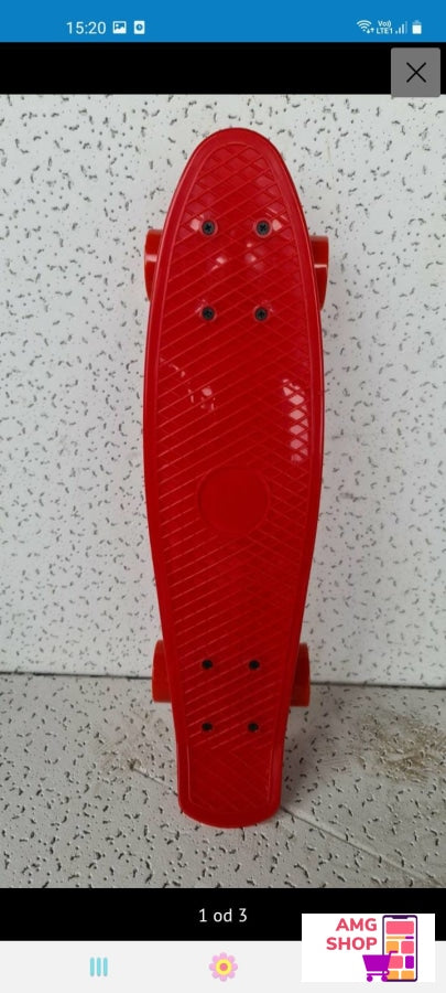 Penibord / Skejtbord Penny Board - Crveni