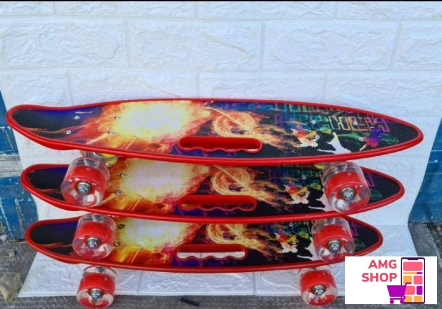 Penibord Skejtbord / Penny Board Crveni -