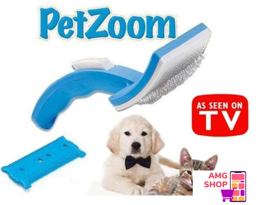 ! Pet Zoom Specijalna Cetka + Trr Za Mace I Kuce -