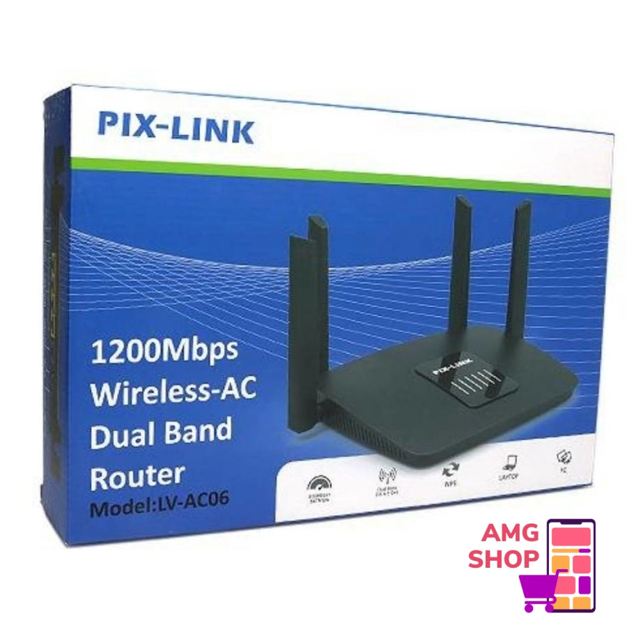 Pix Link Router 1200Mbps Dual Band Ruter Pix Link -