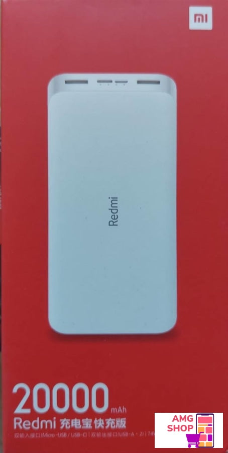 Power Bank Xiaomi Redmi 20.000Mah -