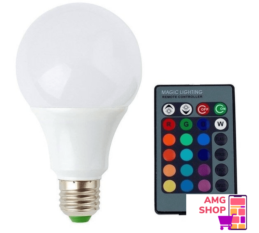 Premium:  Rgb Led 5W Sijalica Sa Daljinskim Super 8 ! -