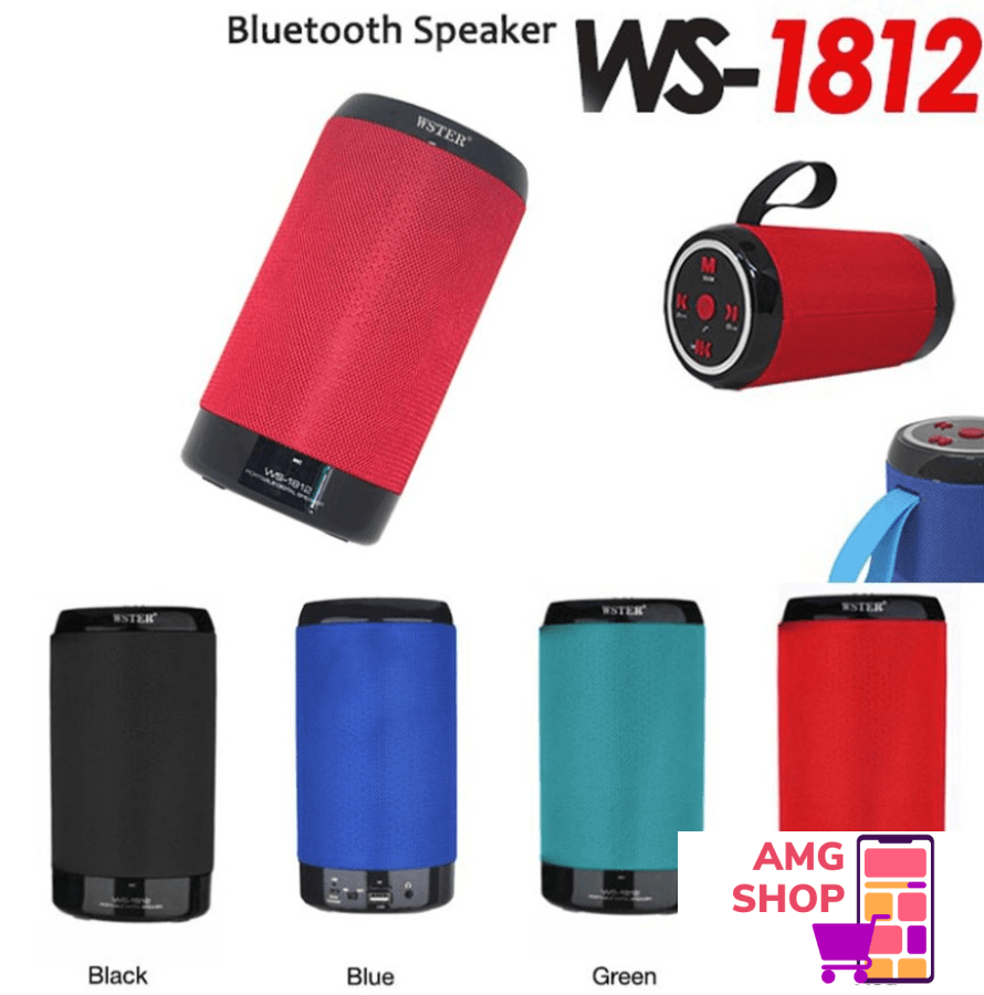 Prenosivi Bluetooth Zvucnik Ws-1812 () -