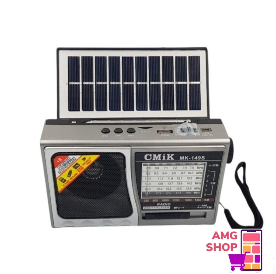 Radio Fm Tranzistor Solarno Punjenje + Bluetooth Mk-149S -