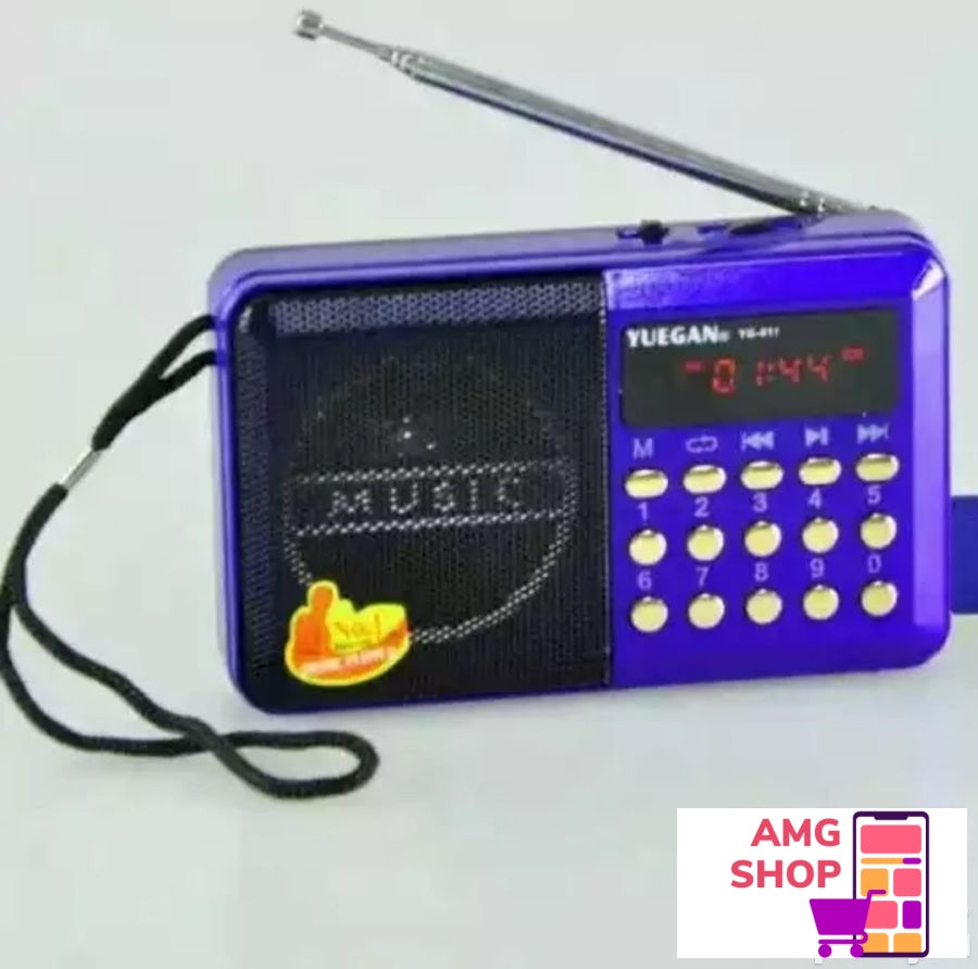 Radio Fm Yg-011 - Usb Mikro Sd Radio Punjiva Baterija