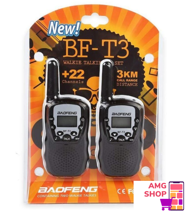 Radio Stanica Baofeng 2 Komada Bf-T3 Toki Voki ! -