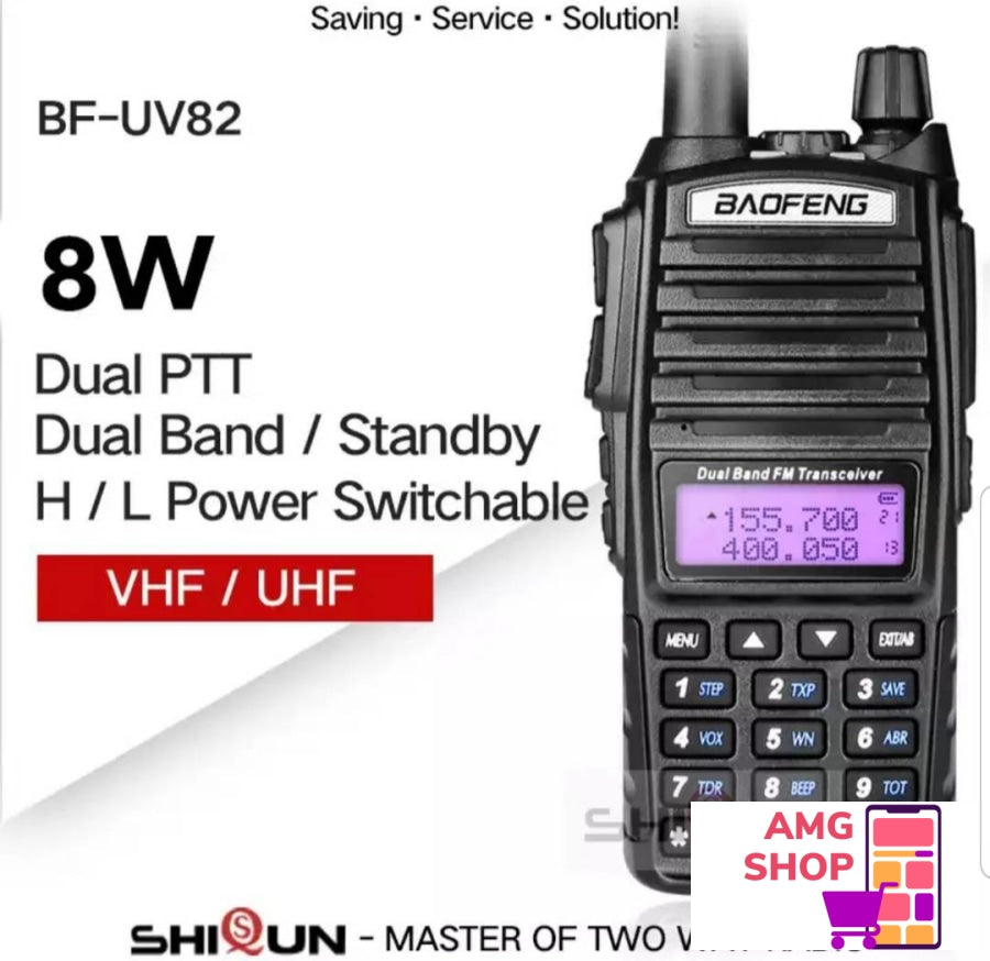 Radio Stanica Baofeng Uv82 Od 8V I Baterija 5000Mah -