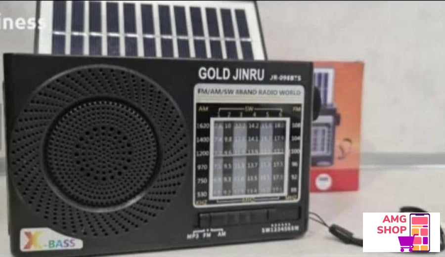 Radio Tranzistor Na Baterije - Struju I Solarno Punjenje -Bt
