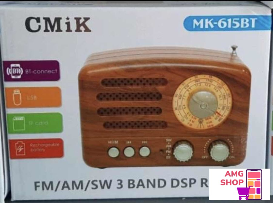 Retro Radio Beini Cmik Mk - 615 Bt