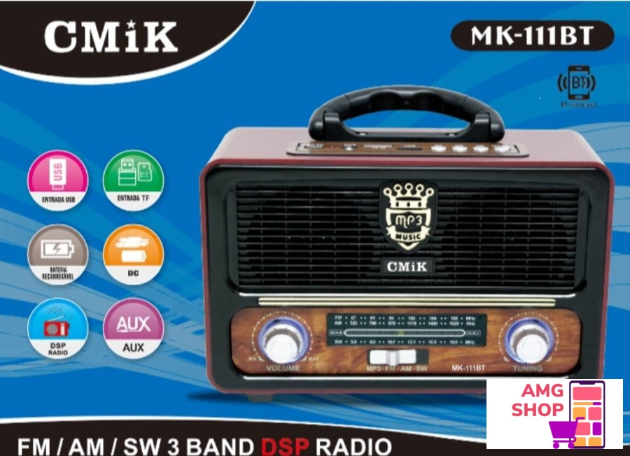 Retro Radio Cmik Mk-111Bt -