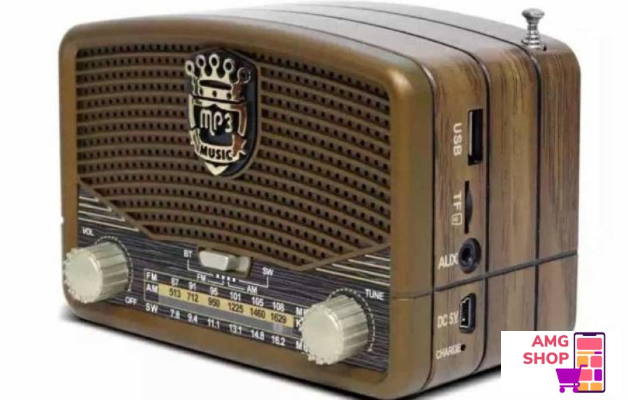 Retro Radio Mk - 619Bt Tranzistor Na Baterije I Struju