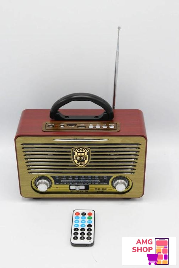 Retro Radio Prijemnik Sa Blutut Vezom - Bluetooth