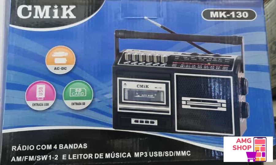 Retro Radio Tranzistor Na Baterije + 220W Mk -130 -