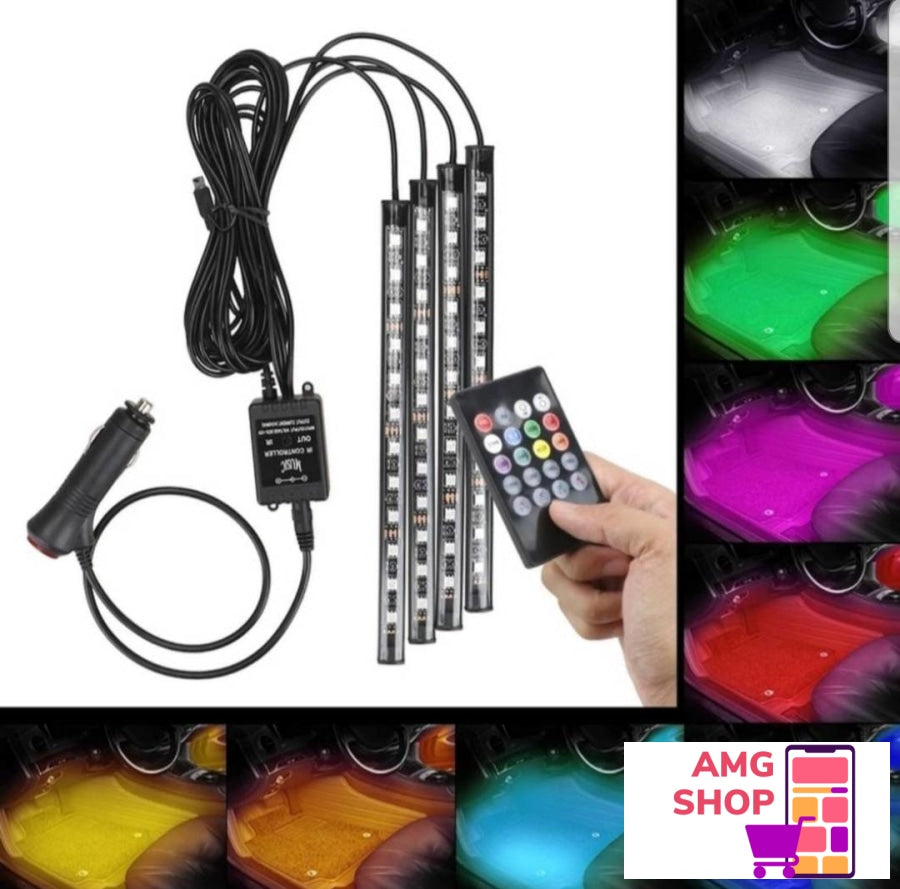 Rgb Led Ambijentno Osvetljenje Rgb Za Auto -