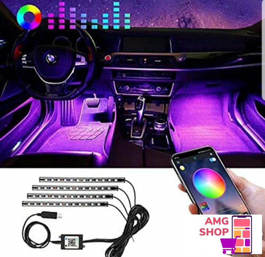 Rgb Led Ambijentno Osvetljenje Rgb Za Auto -