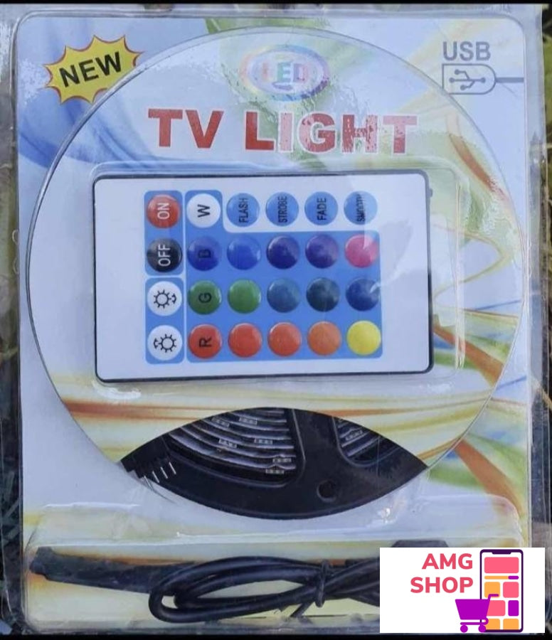 Rgb Led Traka 5M Usb Tv Dioda -