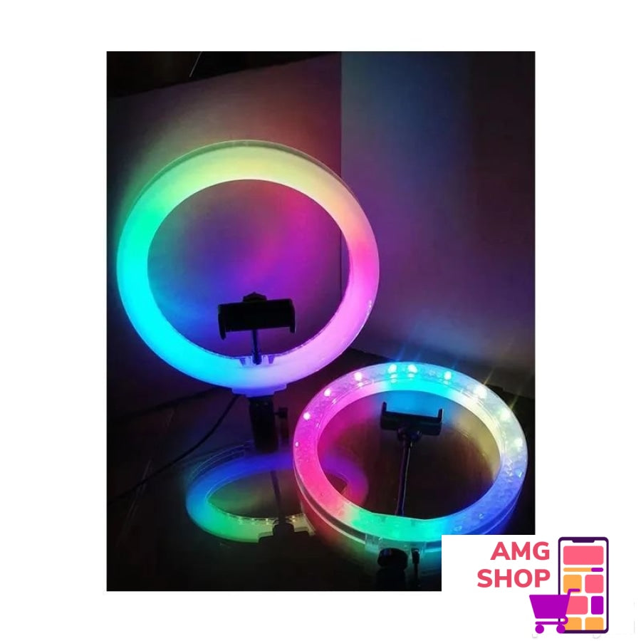 Rgb Ring Light 10 Ina & Diamond Crystal Lamp -