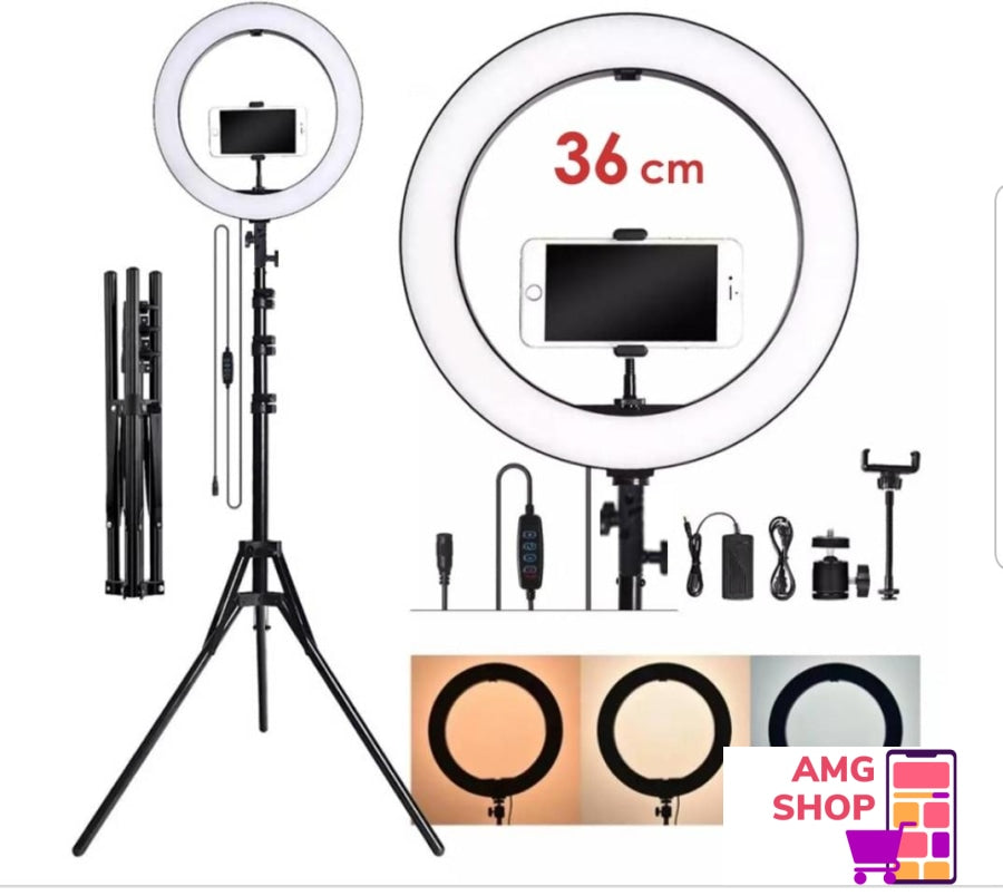 Ring Light Light 36Cm Prsten + Stativ 210Cm -