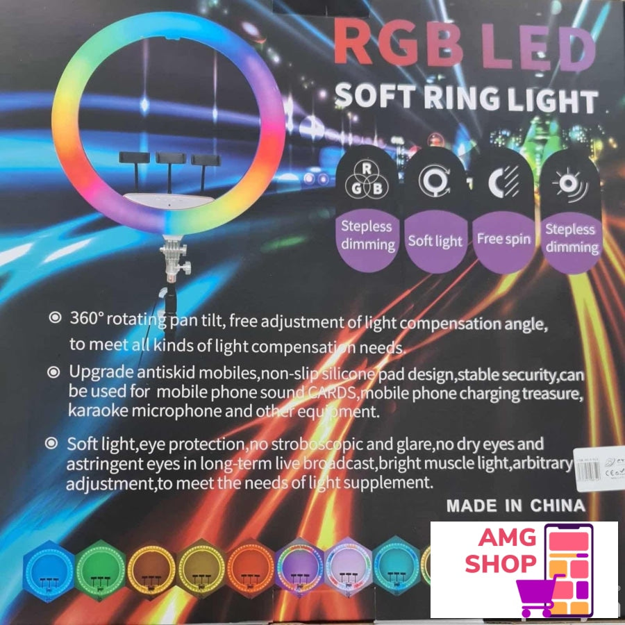 Ring Light - Led Rgb 18 Inca Rgb