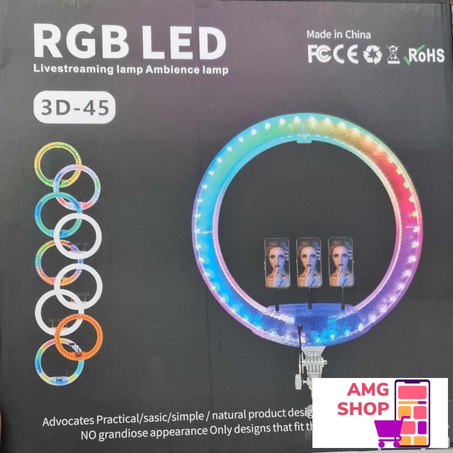 Ring Light - Led Rgb 18 Inca Rgb