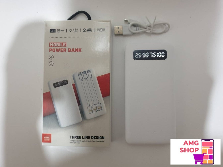 Samsung Power Bank 20000Mah/ 3X Usb Izlaz + Lampa -