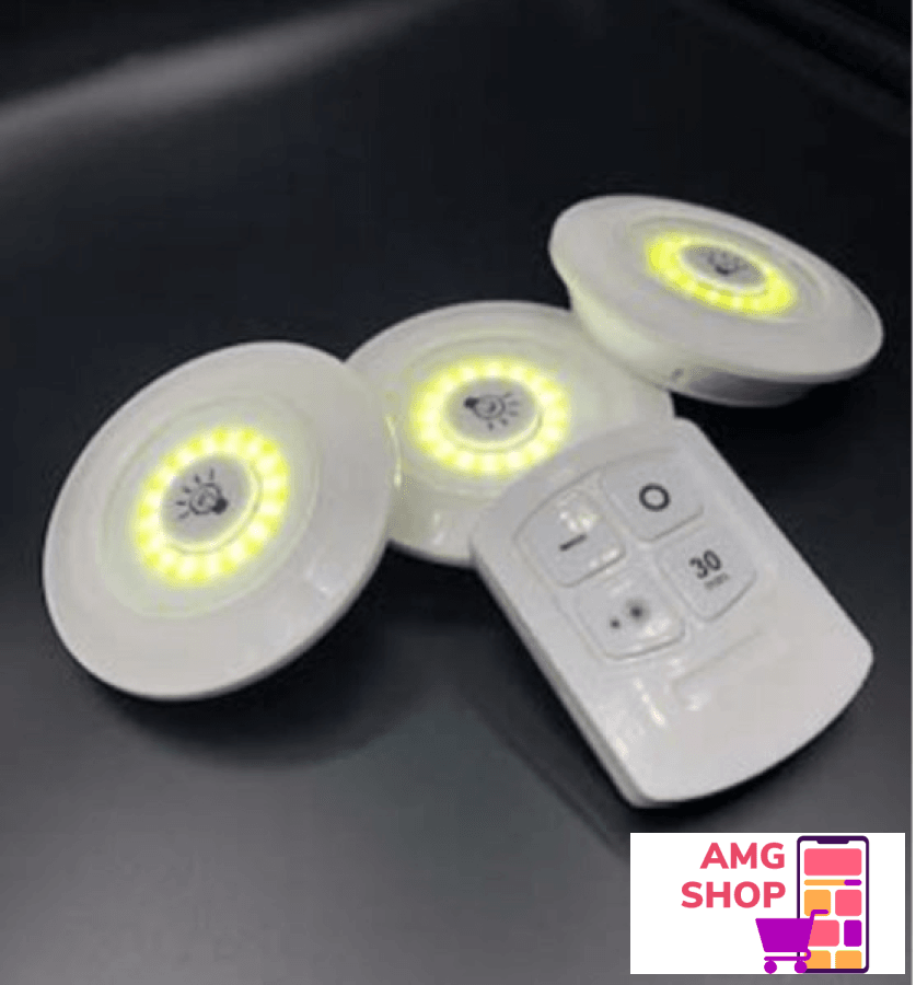 Set 3 Led Svetiljke Sa Daljinskim Super Lights 5 Pro ! -