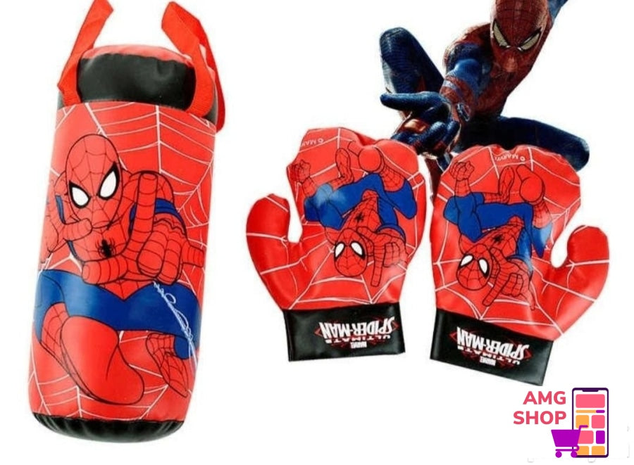 Set Za Boks Decu Vreca+Rukavice Spiderman -