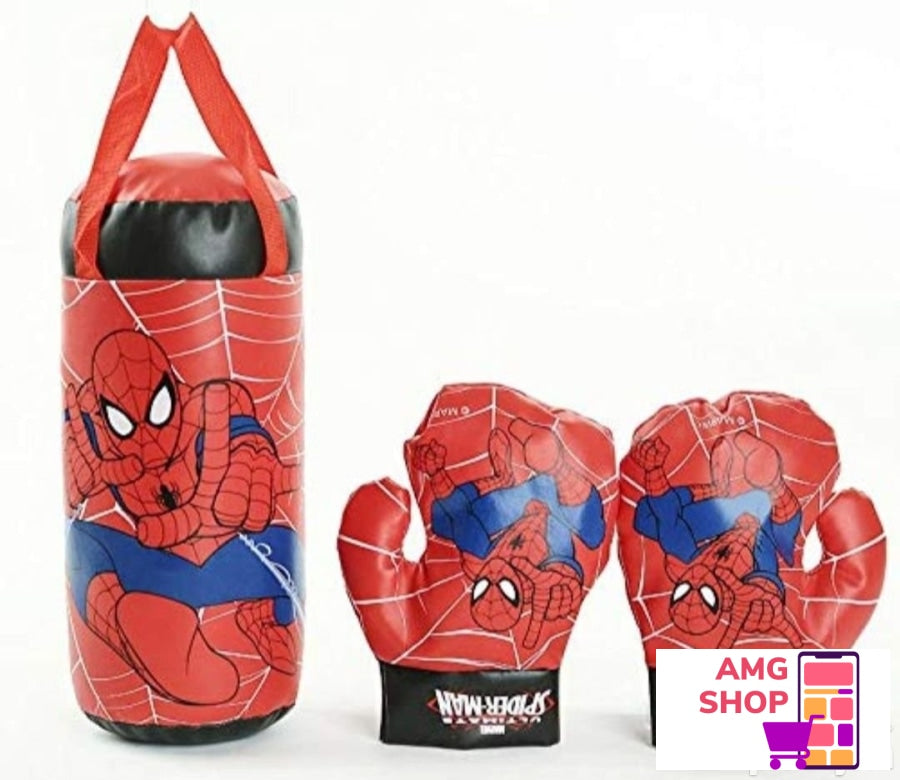 Set Za Boks Decu Vreca+Rukavice Spiderman -