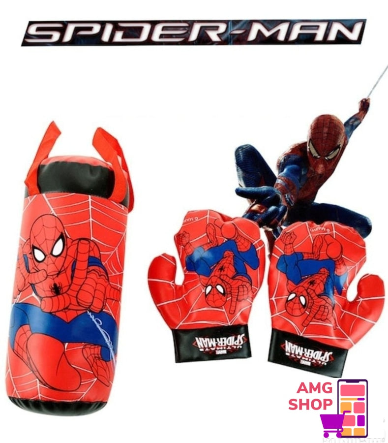 Set Za Boks Decu Vreca+Rukavice Spiderman -